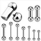 Tongue Jewelry Tongue Bar Piercing G23 Titanium Internally Threaded Tongue Bar Piercing Body Piercing Jewelry