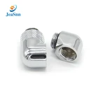 Water Cooling China Supplier Wholesale Brass 90 Degree Fitting Pc Water Cooling Connectors For Computer