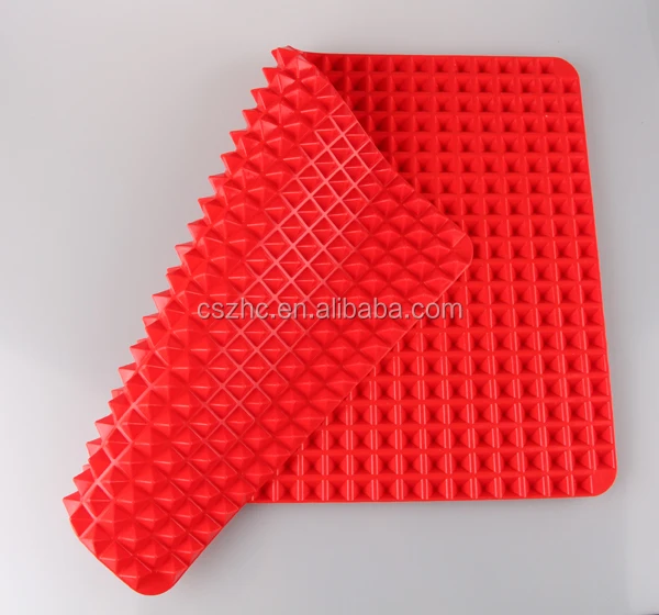 OEM & ODM BBQ Pastry Silicone Cooking Mat Wholesale Baking Pyramid Nonstick Pan Pad Customized Cooking Oven Baking Mat Kitchen