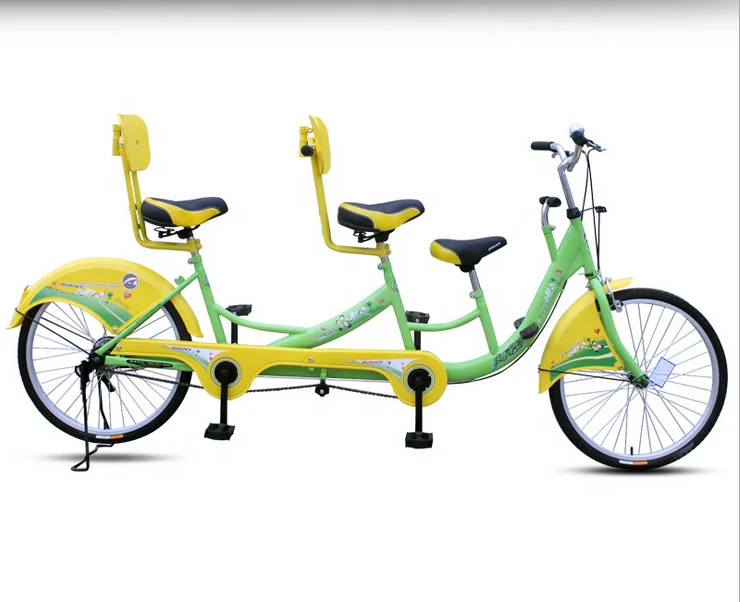 tandem bike with kid seat