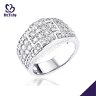 Setting Cz Ring Cz Ring Good Quality Full Pave Setting Cz 925 Silver Ring