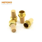 Exhaust Cheap M5 1/2" 1" Car Exhaust Brass Stainless Steel Air Muffler Silencer