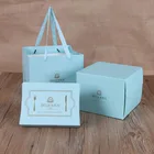 Paper Handle Box Paper Box Design Customized Size And Logo Printing Coated Paper Handle Clear Window Cake Box