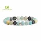 Gemstone Gemstone Bracelet Amazon Hot Selling Gemstone Matt Multicolor Amazonite Beaded Bracelet