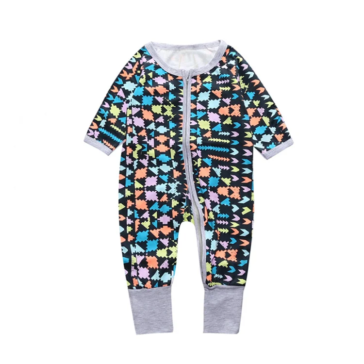 manufacturer New design fashion comfortable baby long sleeve overall kids pajamas girl