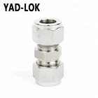 Pipe Fittings Pipe Fittings Stainless Steel Double Ferrule Union Compression Pipe Fittings
