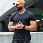 Wear Gym Apparel Dry Fit Athletic Apparel Manufacture Men T Shirts Custom Printing 100% Cotton Gym Wear