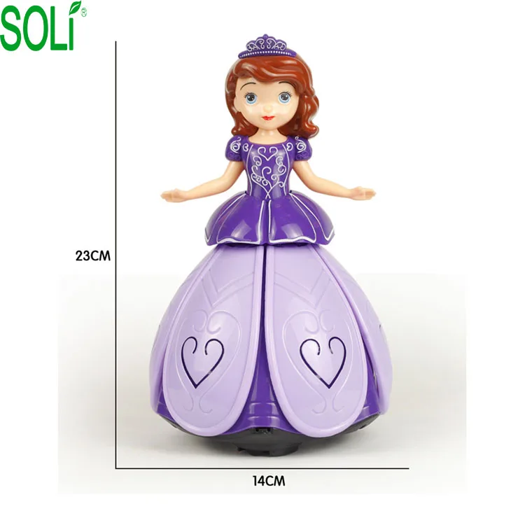 Hot sales Princess doll children's electric toy dance fairy lights princess light toys for girls