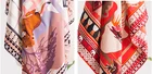 100% Digital Printed Scarf Hangzhou Custom Digital Print 100% Silk Scarves No Minimum