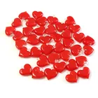 Glass Red Heart Glassredglass Lampwork Glass Pendant 14mm Lampwork Glass Red Heart Pendant For Wedding Decoration