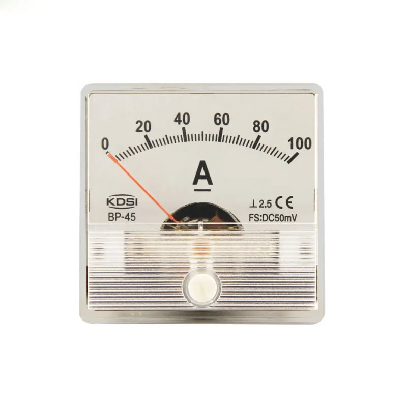 DC 0–1 A/0-ampermeter analogique Amp Current Panel mètres ampèremètres Gauge