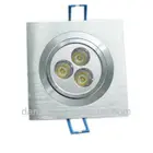 E Light Down Led Lights ETL E 481495 CE ROHS Recessed 3w Square Led Downlight Ceiling Light