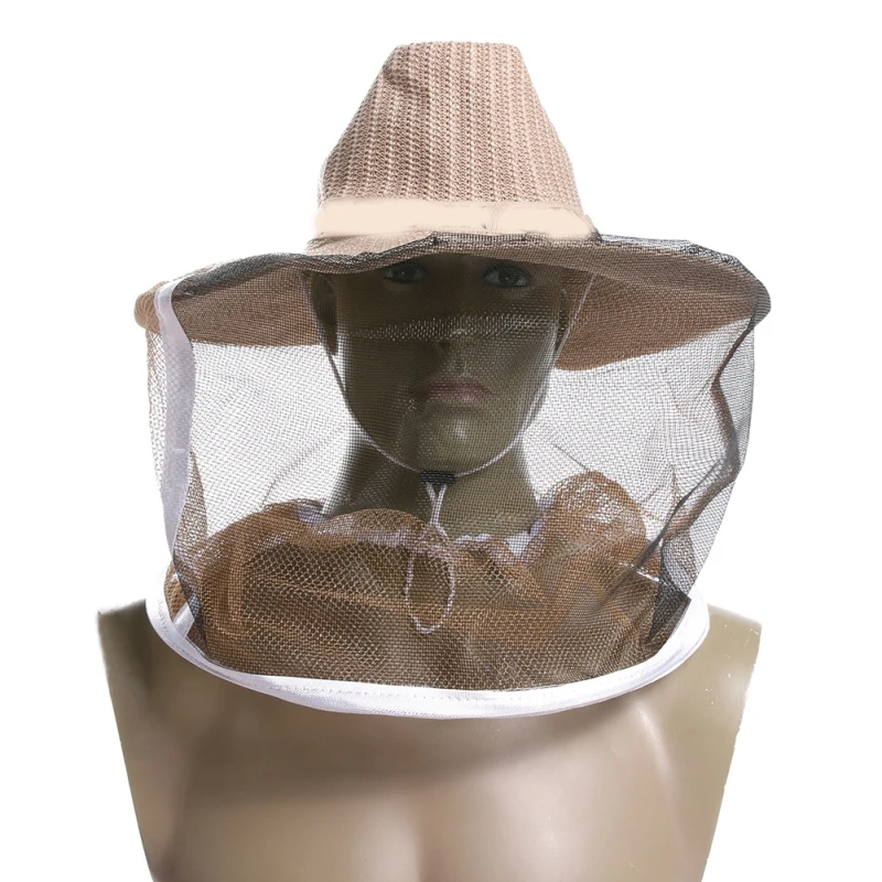 Equipo de Apicultura Herramientas Velo de Cabeza de Insecto de Insecto de Abeja Senderismo en el jard/ín Nikou Apicultura Sombrero de Apicultor para Apicultura