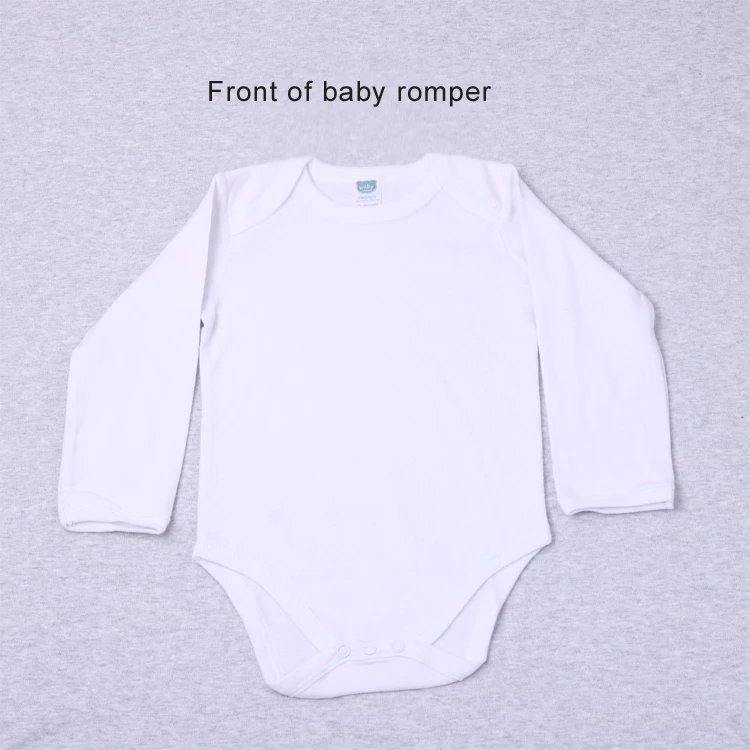 manufacturer white long sleeve baby bodysuits plain white baby bodysuits wholesale baby onesie customise all over logo