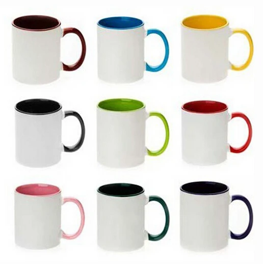 ceramic cup wholesale for sublimation coffee or tea mug OEM color ceramic mug