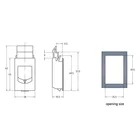 Plastic Door Lock Plastic Plastic Toggle Latch Plastic Box With Hasp Door Lock