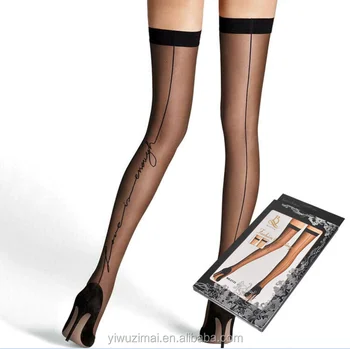 Beileisi Women S Sheer Back Seamed Transparent Sexy Stockings Buy