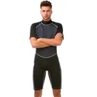 2021 Popular Men Neoprene Short Surfing Suit Patchwork Swimming Wetsuit Plus Size Diving Suit