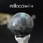 Natural Labradorite Natural Rock Labradorite Quartz Crystal Ball For Home Decoration