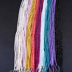 Beads String Gemstone Stone Beads String Dyed Multi Color Jade Gem Stone Beads String For Jewelry