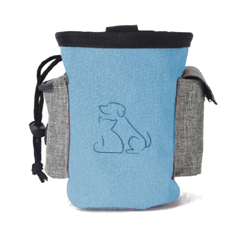 yingmu Bolsa de Comida para Mascotas al Aire Libre Perro Entrenamiento Multifuncional Almacenamiento Paquete de Cintura Bolsa de merienda portátil Suministros para Mascotas Unusual 