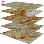 Panel Pvc Wall Sheet 1220x2440mm 3mm Pvc Wall Panel / Pvc Marble Uv Sheet Price