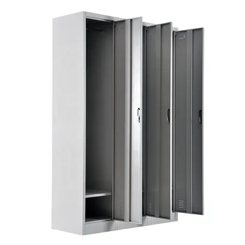 job application industry Modern design high quality 3 door metal almirah designs wardrobe stores locker
