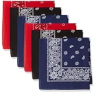 Colorful Bandanas Western Paisley Bandanas Mix Color Bandans Custom Logo Handkerchief Head Tie