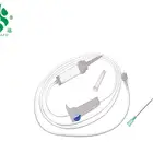 Gas Set Medical Supplies EO Gas Convenient Safe Leak Proof Iv Infusion Set With Or Without Needle