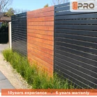 Decorative Fence Manufacture Fence Aluminum Fenceing System Gate Price Decorative Panel Horizontal Black China Used Garden Pool Slat Panels Aluminium Fence