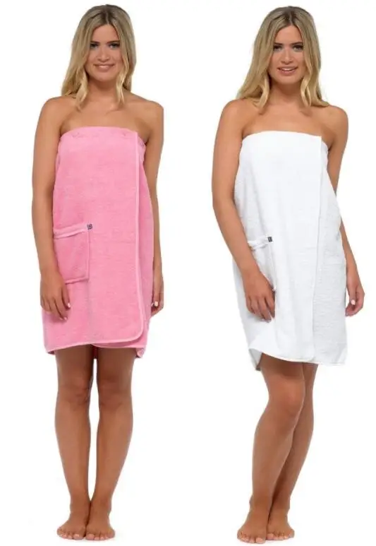 cheap hotel women white cotton terry cloth shower body wrap soft comfortable plus size spa towel