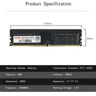 Desktop Ddr4 Ram Memory KingSpec Desktop PC DDR4 RAM Memory Storage 2400mhz Mini Drive 8gb No Housing