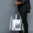 Shopping Bag Shopping Factory Direct Wholesale Custom Clear Pvc Shopping Waterproof Tote Bag