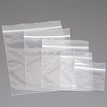 transparent Zip Lock Bags Clear 2MIL Poly Bag Reclosable Plastic Small Bags