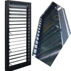 Australian standard as2088 folding glass windows / sun shade aluminium louvers