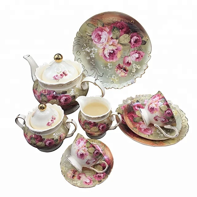 royal rose porcelain tea set