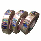 Color Label Packaging Custom Roll Packing Silver Color Foil Hologram Sticker Label