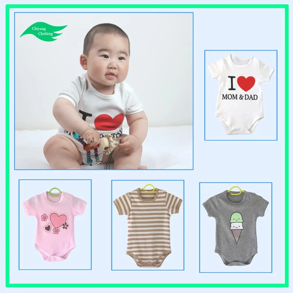 manufacturer Infant and toddler cheap organic wholesale plain dyed white baby rompers baby clothes set