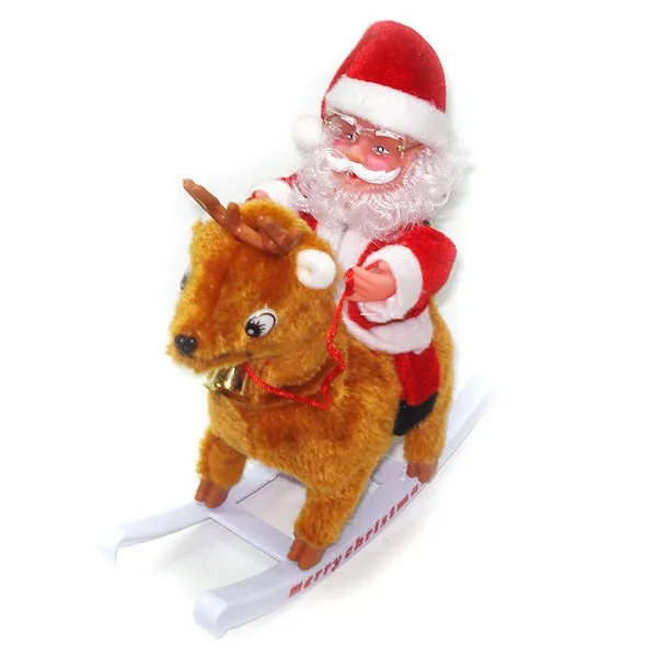 best-selling plush reindeer toys christmas hanging santa claus