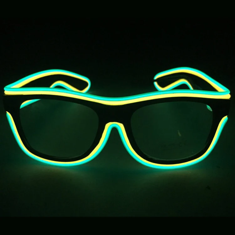 neon rave glasses