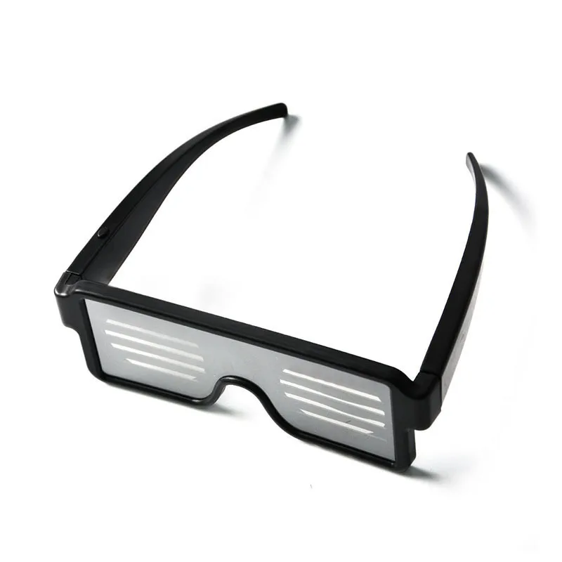 white rave glasses