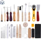 Leather Tool Kit L58 High Quality 25 Pcs/set Leather Craft Tool Set Leather Hand Working Tool Kit
