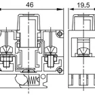 Din Rail JF5 2.5mm Fuse Type Din Rail Terminal Block