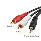 Audio Cable 3.5mm Stereo Plug To Dual RCA Plug Audio Splitter Cable 1.2m