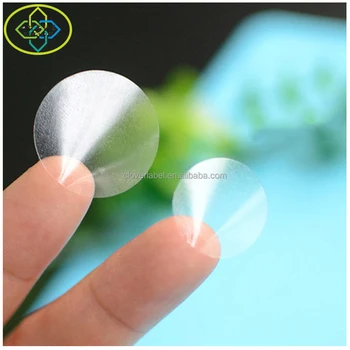 wholesale Clear Vinyl PVC transparent round label stickers for size 15mm/20mm/25mm/30mm/35mm/40mm/50mm