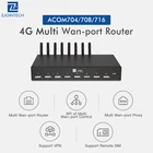 Sim Card New Version Ejointech 8 Channels Wan Port 4G Router With Sim Card Slot LTE Device Support API VPN