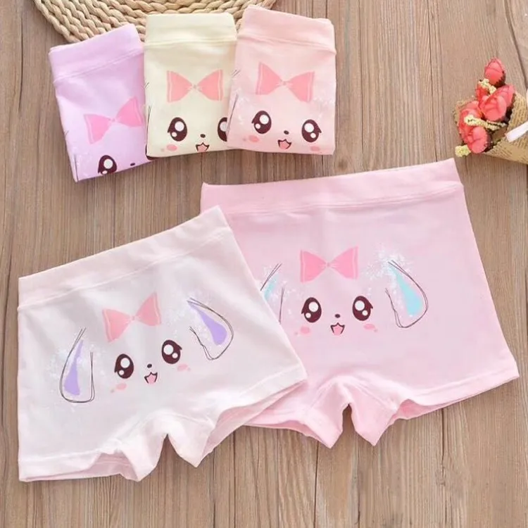 manufacturer CYFOREVER high quality hot sale 100% cotton baby kids thong underwear