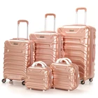 carry on trolley bags 5pcs luggage sets ladies hand bags