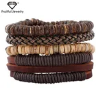 Shell Foreign Trade Suit Bracelet Coconut Shell Diy Braided Leather Braceletbeaded Bracelet For Boys Beaded Bangles Diy Trade In China
