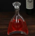 Shaped Bottle Glass Cap Glass 750ml Glass Bottles High Grade 750ml 25oz High White Unique Shaped XO Bottle Whisky Glass Bottle Brandy Bottle With Glass Crown Cap